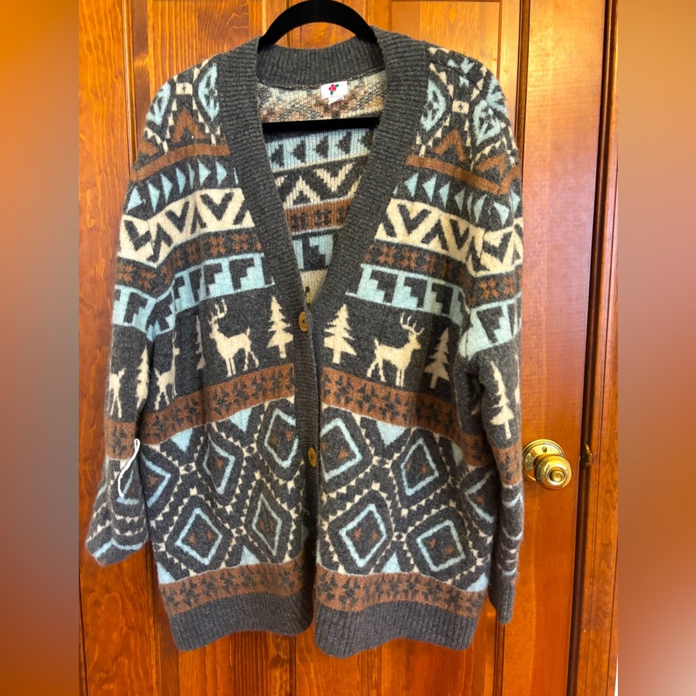 Reindeer Cardigan